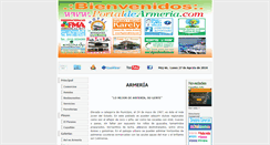 Desktop Screenshot of portaldearmeria.com